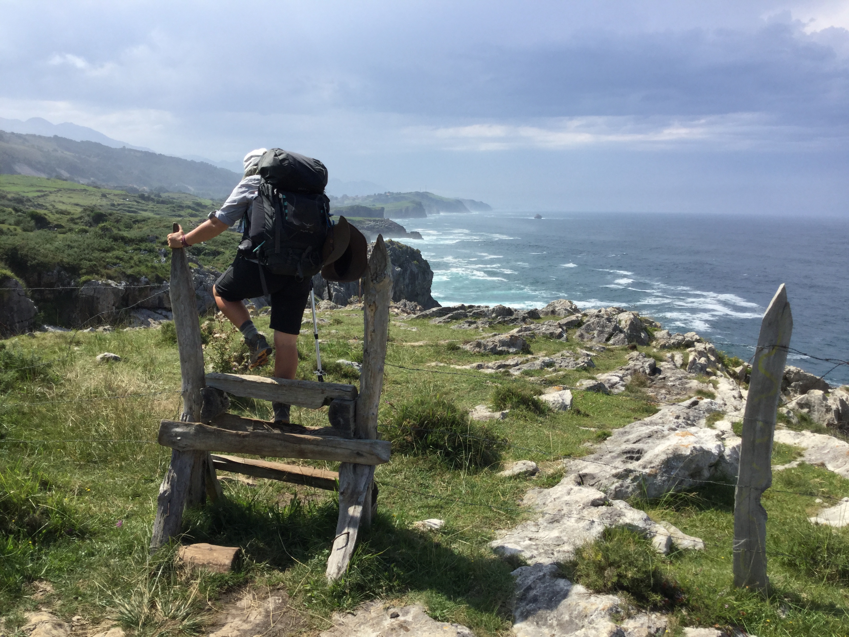 On the Camino trail